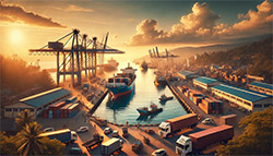 北干巴鲁港属于主要港口吗?到北干巴鲁港有直航船吗?