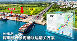 深圳到万象海陆联运的清关方案