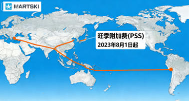 快讯：马士基8月份征收亚太至非洲地区的旺季附加费(PSS)