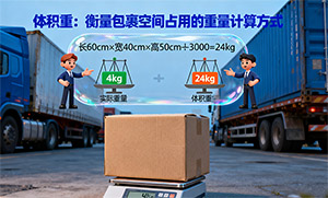 国际物流中体积重是什么意思?