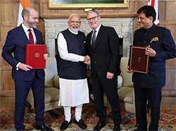 印度与英国签署自贸协议: