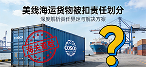 美线海运货物被扣,是谁的责任?货代还是船公司?