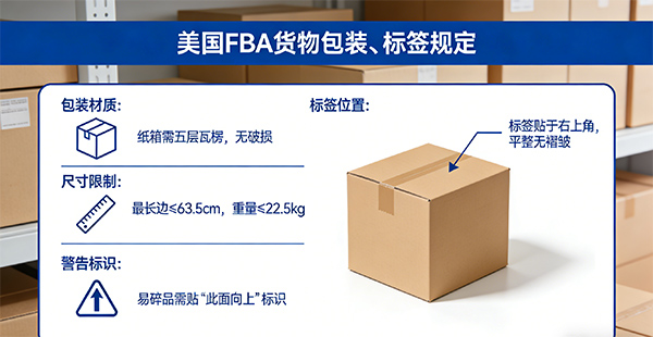 发往美国FBA的货物,包装和标签到底有哪些“硬规定”?