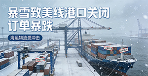 暴雪致港口关闭、订单暴跌!极端天气下,美线物流如何自救?