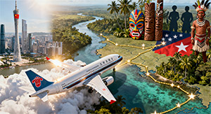 南方航空开通巴布亚新几内亚直飞航线