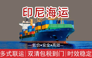 中国至印尼的海运物流-印尼海运货代，印尼海运双清包税派送到门
